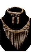 Picture of Fashionable Gold Plated Zine-Alloy 3 Pieces Jewelry Sets