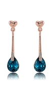 Picture of Three-Dimensional Zinc-Alloy Rose Gold Plated Drop & Dangle