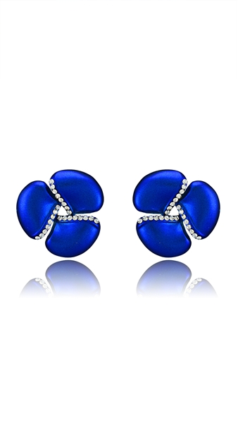 Picture of Charming Floral Zinc-Alloy Stud 