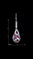 Picture of Popular Platinum Plated Big Drop & Dangle