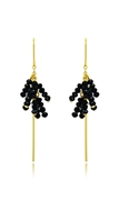 Picture of Noble Designed Crystal Gold Plated Drop & Dangle