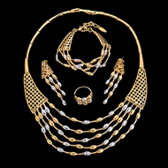 Picture of Beautiful Dubai Style African Style 4 Pieces Jewelry Sets