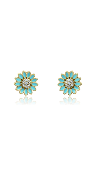 Picture of High Quality Gold Plated Enamel Stud 