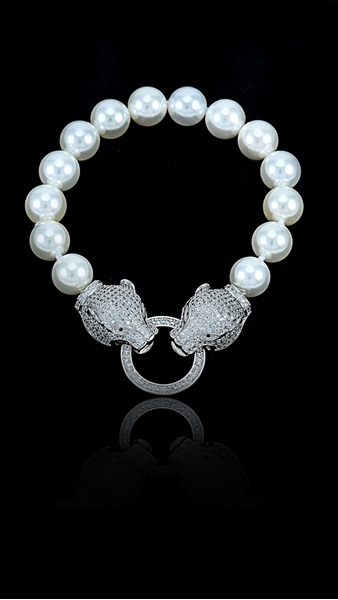 Picture of Hot Selling Big Venetian Pearl Bracelets