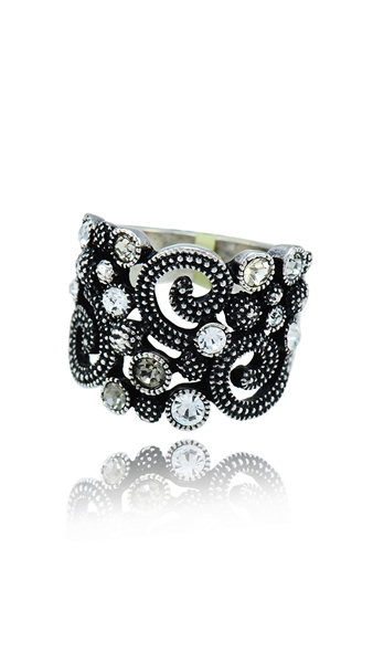 Picture of Delicate Zinc-Alloy Rhinestone Fashion Rings