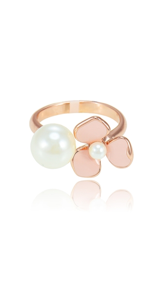 Picture of Popular Venetian Pearl Zinc-Alloy Fashion Rings