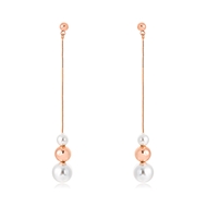 Picture of Fantastic Zinc-Alloy Venetian Pearl Drop & Dangle