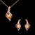 Picture of Zinc Alloy Artificial Crystal Necklace And Earring Sets 2YJ053598S