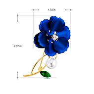 Picture of Flowers & Plants Artificial Pearl Brooches 2YJ054002