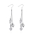 Picture of Featured Platinum Plated Casual Dangle Earrings for Girlfriend