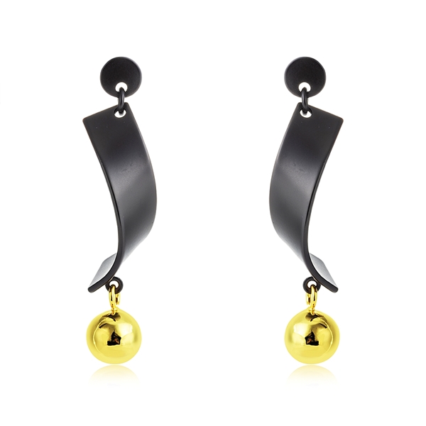 Picture of Distinctive Multi-tone Plated Zinc Alloy Dangle Earrings with Low MOQ