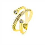 Picture of Famous Medium Cubic Zirconia Fashion Ring