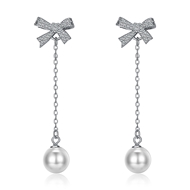 Picture of Fashion White Dangle Earrings Online Only