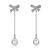 Picture of Fashion White Dangle Earrings Online Only