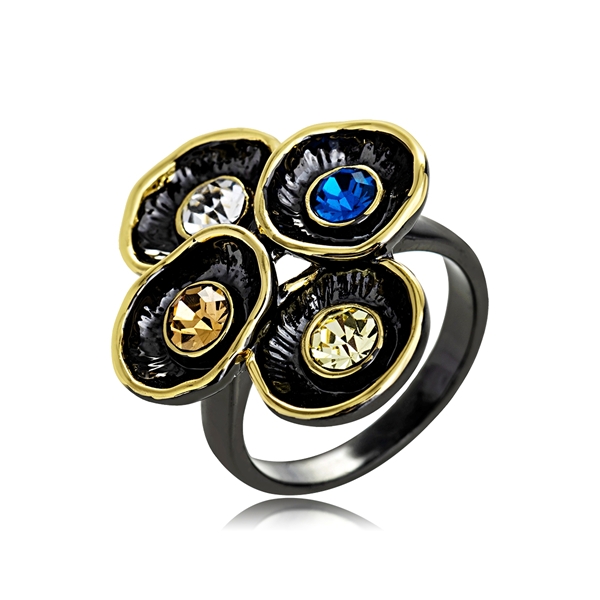 Picture of Designer Multi-tone Plated Casual Fashion Ring with No-Risk Return