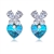 Picture of Amazing Small Blue Stud Earrings