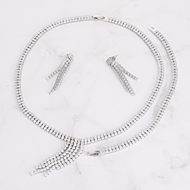 Picture of Hot Selling Platinum Plated Luxury 3 Piece Jewelry Set from Top Designer