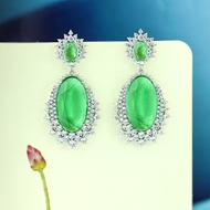 Picture of New Season Green Casual Dangle Earrings in Flattering Style