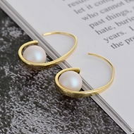 Picture of Latest Small Gold Plated Stud Earrings