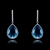 Picture of Original Design Platinum Plated Swarovski Element Drop & Dangle