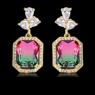 Picture of Delicate Cubic Zirconia Dangle Earrings with Fast Shipping