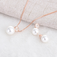 Picture of Zinc Alloy White Necklace and Earring Set Shopping