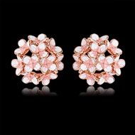 Picture of Classic Enamel Stud Earrings in Exclusive Design