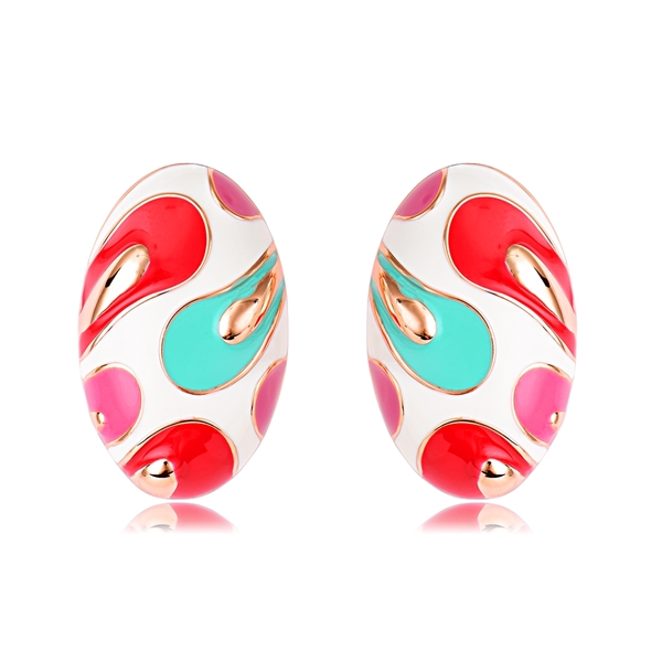 Picture of New Enamel Zinc Alloy Stud Earrings