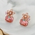 Picture of Brand New Pink Classic Stud Earrings with Full Guarantee