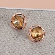 Picture of Distinctive Yellow Zinc Alloy Stud Earrings As a Gift