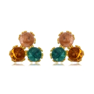 Picture of Zinc Alloy Colorful Stud Earrings from Certified Factory