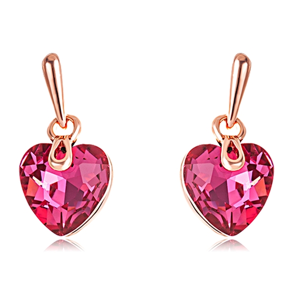 Picture of Eye-Catching Pink Casual Dangle Earrings with Member Discount