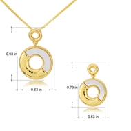 Picture of Affordable Rose Gold Plated White Necklace and Earring Set From Reliable Factory