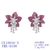 Picture of Wholesale Platinum Plated Cubic Zirconia Stud Earrings with No-Risk Return