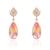 Picture of Irresistible Pink Gold Plated Dangle Earrings For Your Occasions