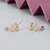 Picture of Distinctive White Copper or Brass Stud Earrings with Low MOQ