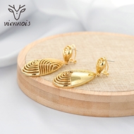 Picture of Dubai Gold Plated Dangle Earrings with Beautiful Craftmanship