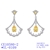 Picture of New Cubic Zirconia Luxury Dangle Earrings