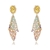 Picture of Medium Cubic Zirconia Dangle Earrings with Beautiful Craftmanship