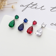 Picture of Cheap Platinum Plated Cubic Zirconia Stud Earrings