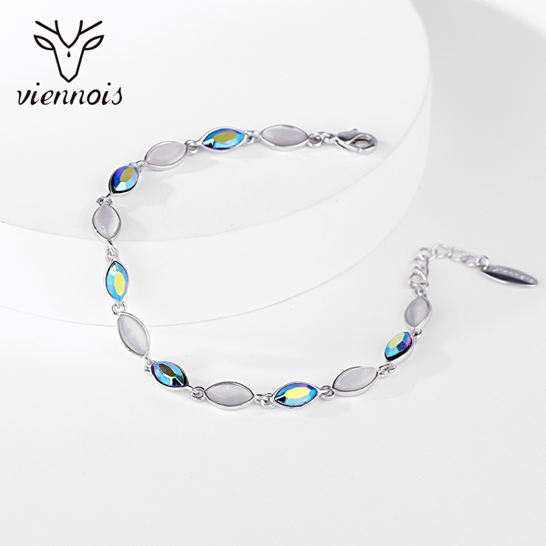 Picture of Shop Platinum Plated Opal Fashion Bracelet with Wow Elements