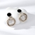 Picture of Origninal Classic Black Stud Earrings