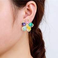 Picture of Flowers & Plants Big Dangle Earrings from Trust-worthy Supplier