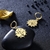 Picture of Staple Medium Gold Plated Dangle Earrings