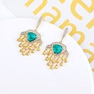 Picture of Hypoallergenic Gold Plated Luxury Dangle Earrings with Easy Return