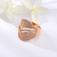 Picture of Low Cost Rose Gold Plated Cubic Zirconia Fashion Ring with Full Guarantee