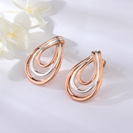 Picture of Zinc Alloy Dubai Big Stud Earrings with Full Guarantee