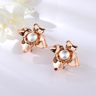 Picture of Attractive White Big Big Stud Earrings For Your Occasions