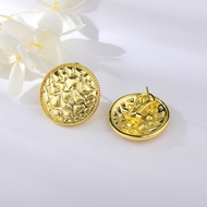 Picture of Zinc Alloy Dubai Big Stud Earrings with SGS/ISO Certification