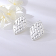 Picture of Distinctive Gold Plated Zinc Alloy Big Stud Earrings with Low MOQ